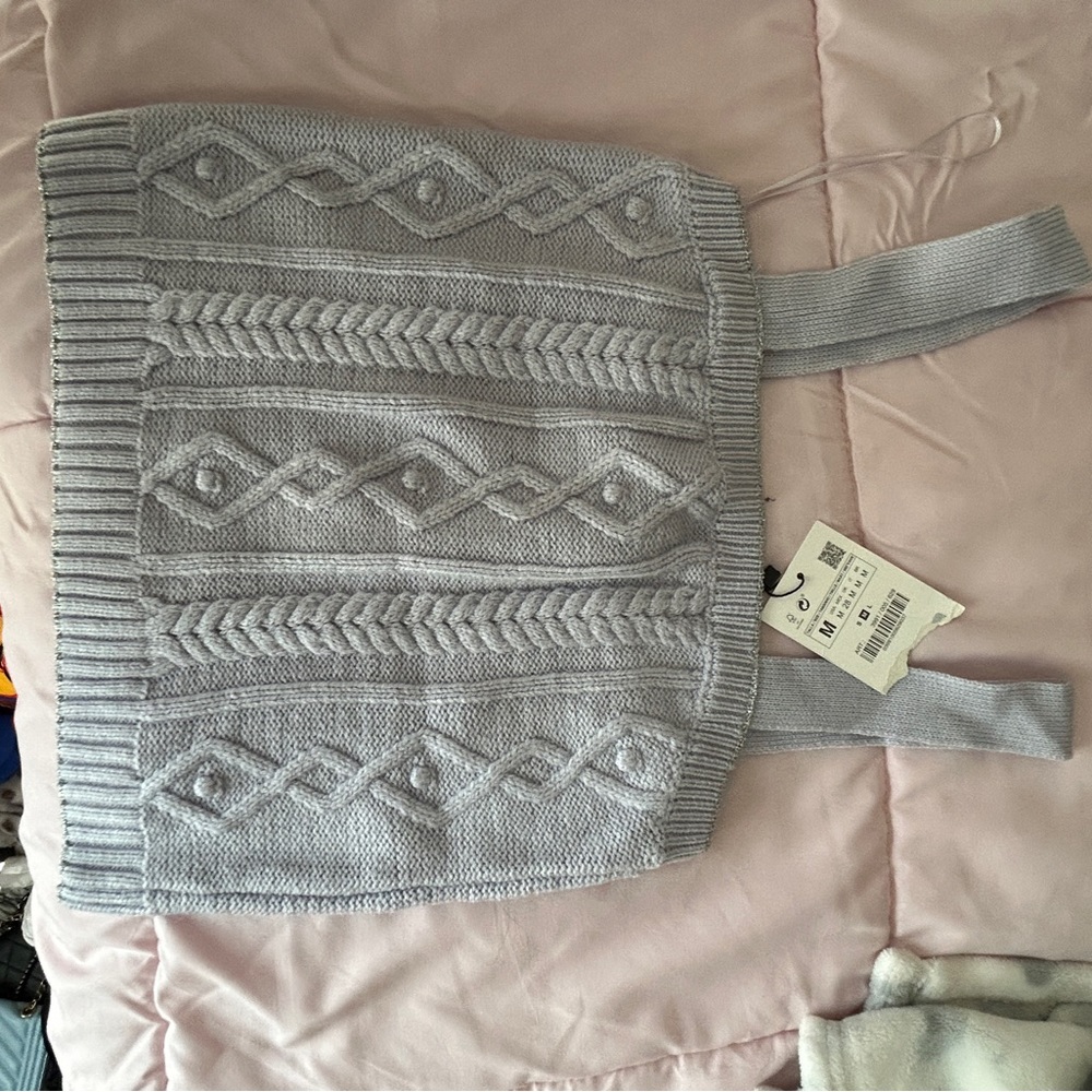 Zara knitted crop top